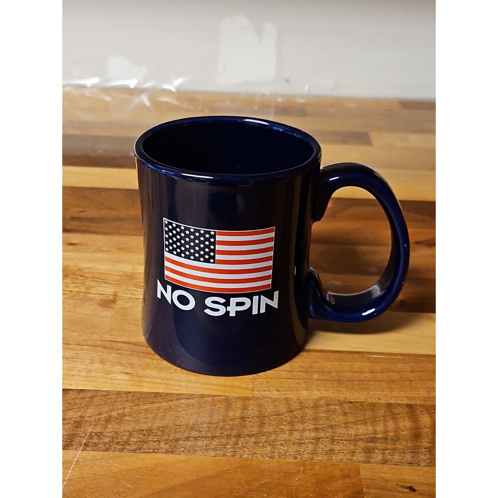 The O'Reilly Factor Navy No Spin American Flag Coffee Mug Diner Mug